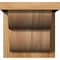 Ekena Millwork Crestline Rough Sawn Corbel w/Backplate, Western Red Cedar, 8"W x 8"D x 8"H COR08X08X08CRE01RWR - alternate 2
